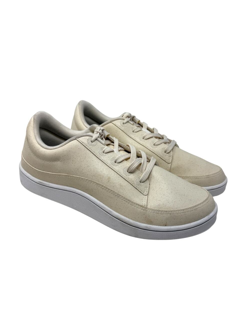 Allbirds Plant Pacer Vegan Leather Sneakers Natural White Women’s Size 10